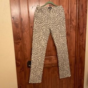 OVERDRIVE made in Italy Leopard Print Pants  size 14 US